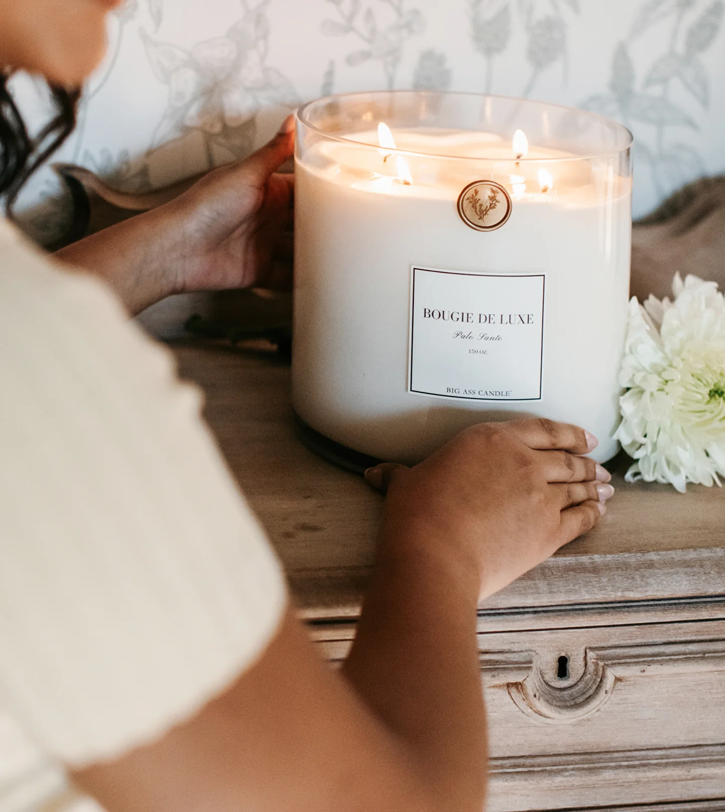 Baby Big Ass Candle - Palo Santo - 150 oz - Image 4