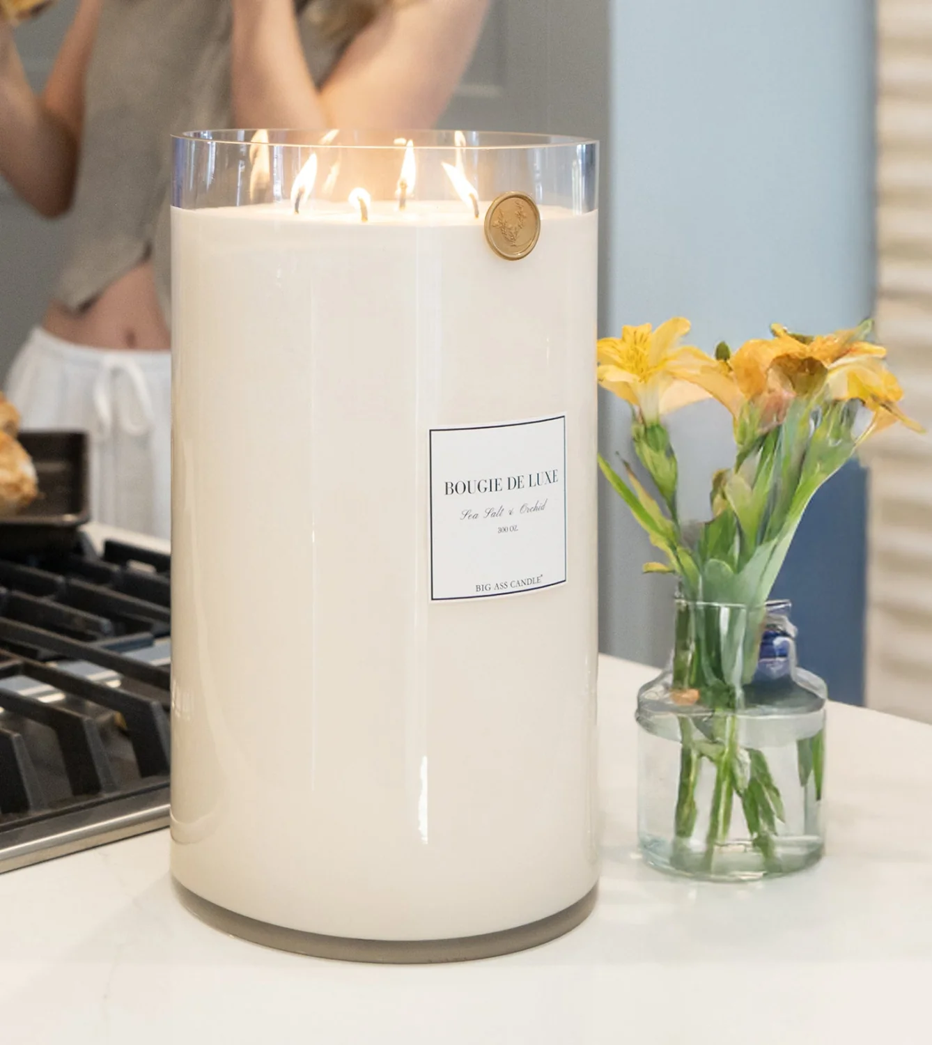 Big Ass Candle - Sea Salt & Orchid - 300 oz - Image 4